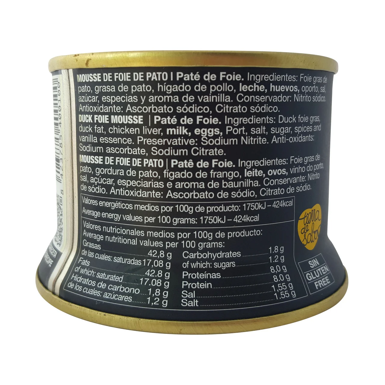 Mousse de foie de pato 130 g.
