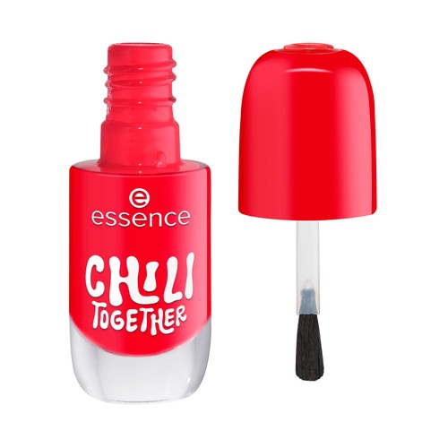 ESSENCE tono 16 Chili together rojo vibrante Esmalte de uñas de gel UV de larga duración.