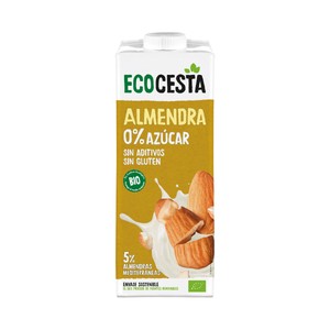 ECOCESTA Bebida vegetal de almendra (0 % azúcar) ecológica 1 l.
