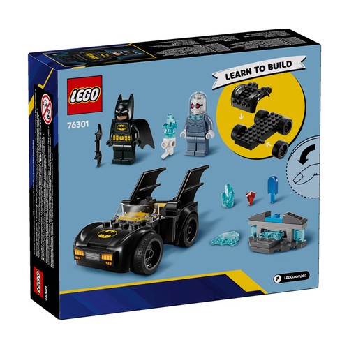 LEGO Súper Héroes DC Batman y Batmóvil Vs. Mr. Freeze 76301, 63 piezas, +4 años.