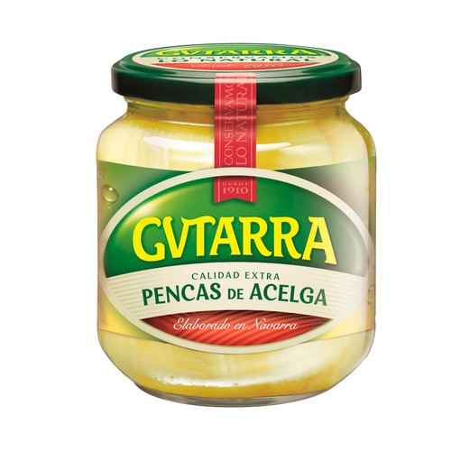 GVTARRA Pencas de acelgas frasco de 350 g.