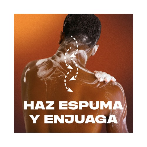AXE Dark temptation Gel para hombre (3 en 1), con acción relajante y aroma a chocolate negro 250 ml.