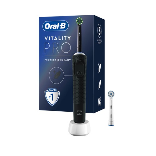 Cepillo de dientes eléctrico ORAL-B Vitality Pro, temporizador, incluye 1 recambio.