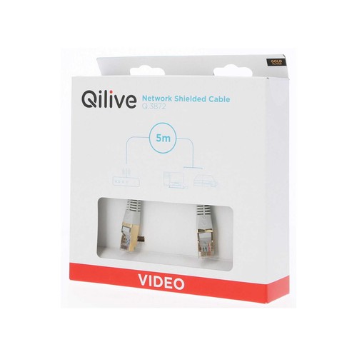Cable RJ45 QILIVE, cat-6, longitud 5m.