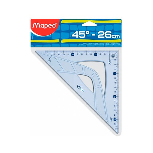 Escuadra de 26 cm, MAPED.