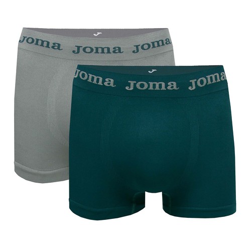 Lote de 2 bóxers sin costuras de microfibra para hombre JOMA, talla L.