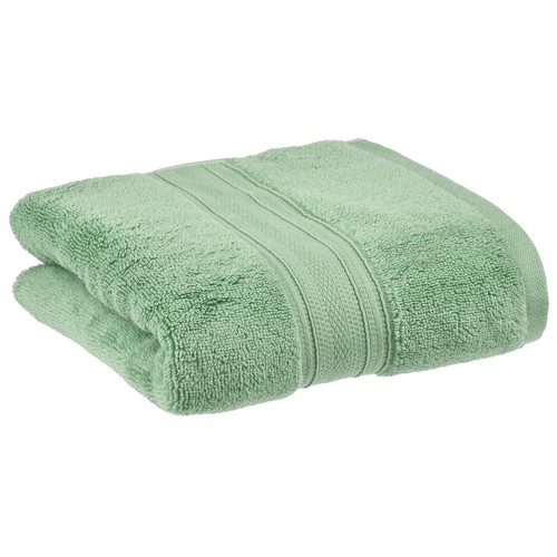 Toalla tocador 30x50cm 500gr, 0 torsion, 100% algodón woven color verde. ACTUEL