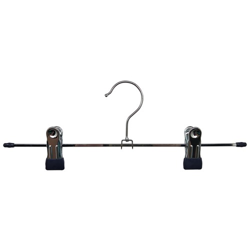 Percha de acero con pinzas, ideal para faltas y pantalones, ACTUEL.