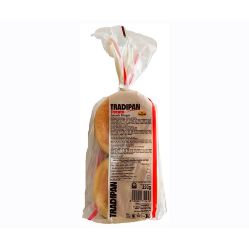 TRADIPAN Pan de hamburguesa smash potato 300 g.