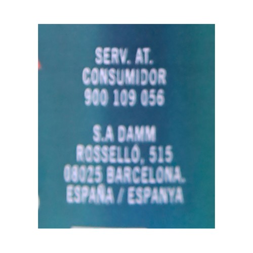 VOLL-DAMM Cerveza voll damm lata 25 cl.