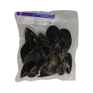 PESCADONA, S.A. Mejillones frescos cocidos al vapor en su propio jugo PESCADONA 500 gramos