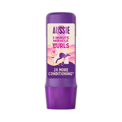 AUSSIE 3 minute miracle curls Acondicionador hidratante para cabellos rizados o con ondas 250 ml.