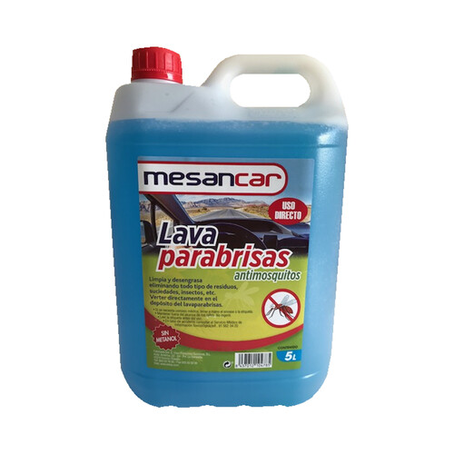 Liquido lavaparabrisas antimosquitos, 5 litros, MESANCAR.