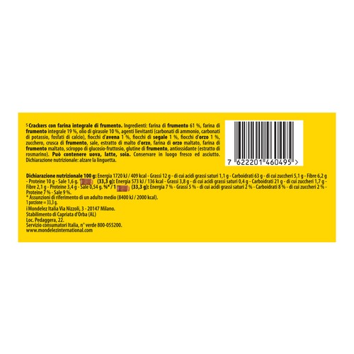 TUC Crackers integrales TUC 8 uds. x 33,3 g.