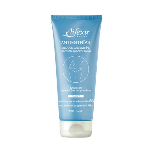 E"LIFEXIR Emulsión antiestrías que repara, frena y previene las mismas E"LIFEXIR Antiestrías 200 ml.
