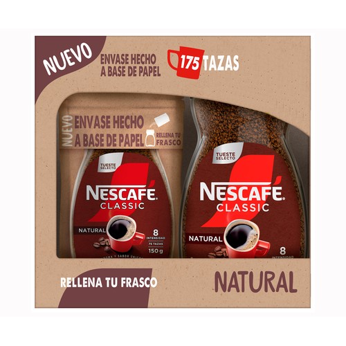 NESCAFÉ Café soluble natural 200 g. + doypack 150 g.