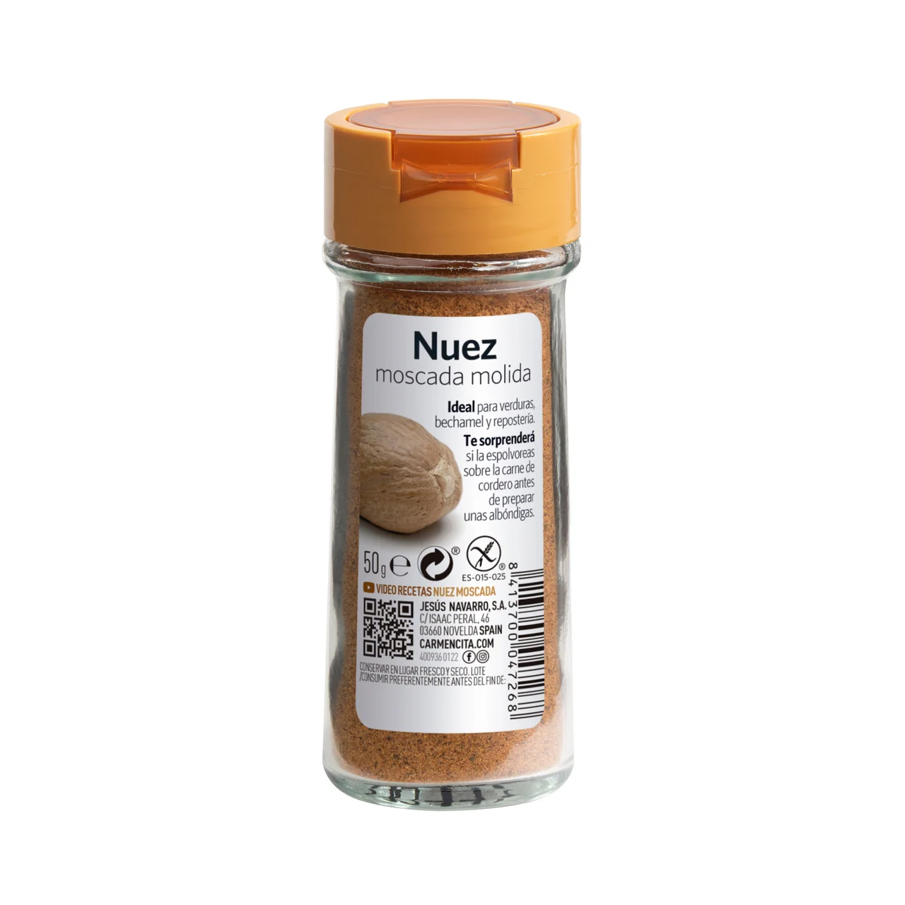 Nuez moscada molida 43 g.