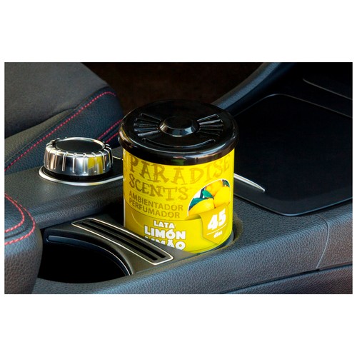 Ambientador coche limón 100gr, PARADISE SCENTS.