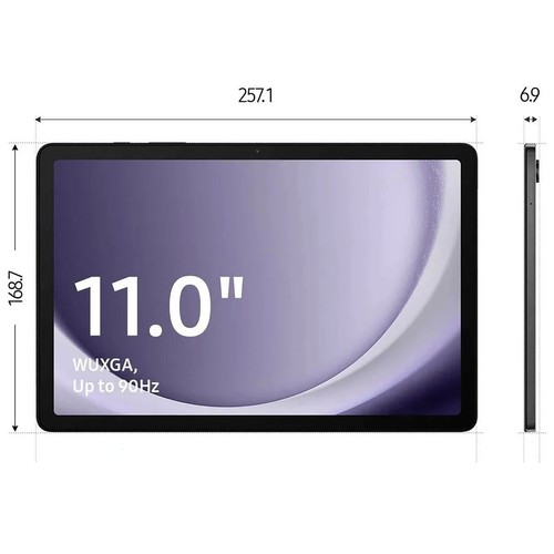 SAMSUNG Galaxy Tab A9+ gris, 128GB + 6GB Ram, Tablet 27,94cm (11"). SM-X210RZAREUB.