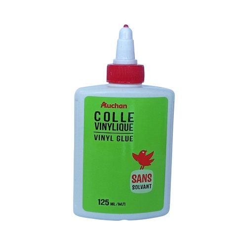 Cola Vinilica Blanca 100 ml, AUCHAN.