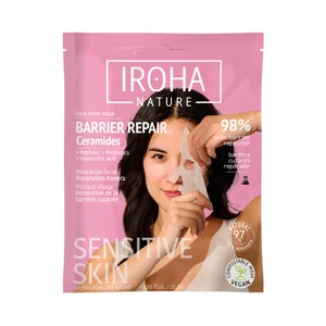 IROHA NATURE Mascarilla facial nutritiva y reparadora.
