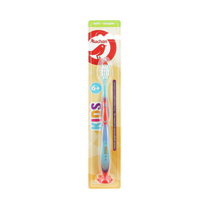 PRODUCTO ALCAMPO Cepillo dental infantil (a partir de 6 años) con cabezal ovalado y filamentos suaves PRODUCTO ALCAMPO.