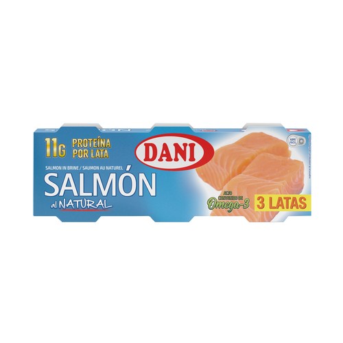 DANI Salmón al natural lata 3 uds. x 50 g.