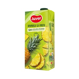Brick néctar de piña sin azúcar añadido 2 l.