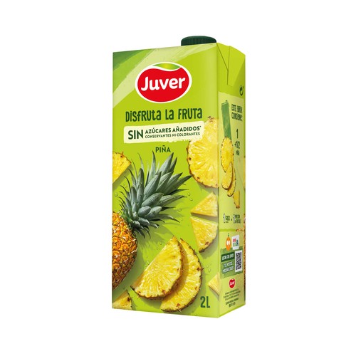 Brick néctar de piña sin azúcar añadido JUVER DISFRUTA 2 l.