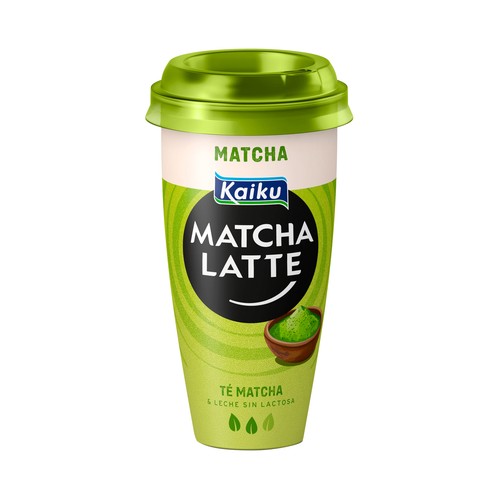 KAIKU Matcha Té matcha con leche sin lactosa 230 ml.