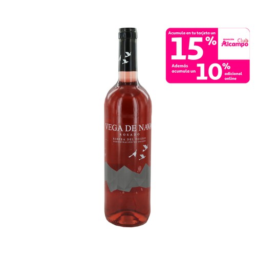 VEGA DE NAVA  Vino  rosado con D.O. Ribera del Duero botella 75 cl.