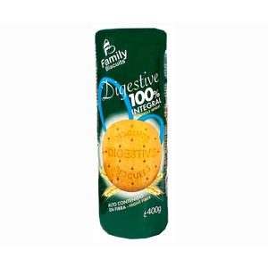 Galleta digestive 100 % integral 400 gr.