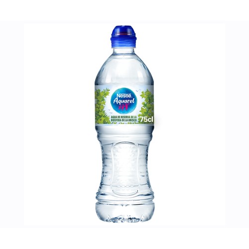 NESTLÉ AQUAREL  Agua mineral tapón sport 75 cl