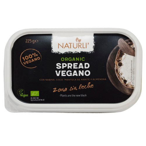 Untable Spread ecológico NATURLI 225 g.