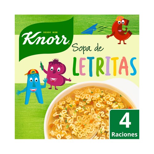 KNORR Sopa de letritas 82 g.