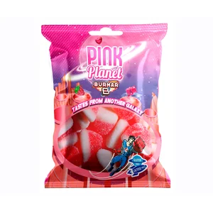 BURMAR Caramelos de goma, besos de fresa 100 g.