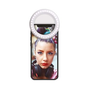 Aro de luz para selfies MYWAY, led, batería recargable, 5000k-7000k​.