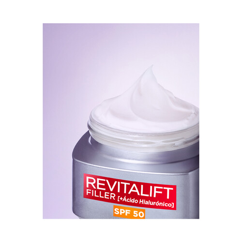 L´ORÉAL PARIS Crema de día rellenadora de arrguas y con FPS 50 L´OREAL PARIS Revitalift filler 50 ml.