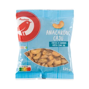 PRODUCTO ALCAMPO Anacardos fritos y salados PRODUCTO ALCAMPO 125 g.