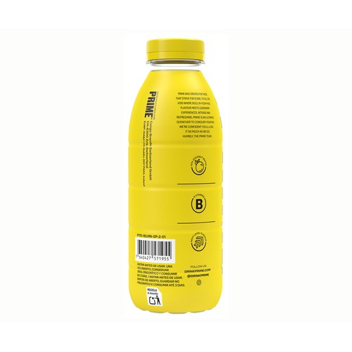 PRIME Bebida isotónica lemonade 500 ml.