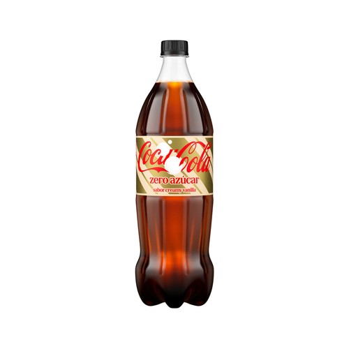 COCA COLA ZERO Refresco de cola zero creamy vanilla 1,25 l.