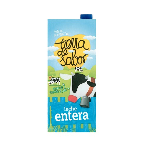 TIERRA DE SABOR Leche entera de vaca 1 l.