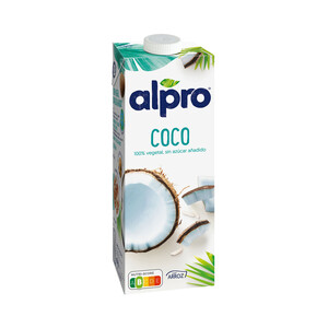 Imagen de ALPRO Bebida de coco con arroz, 100% vegetal y sin azúcares añadidos  1 l.