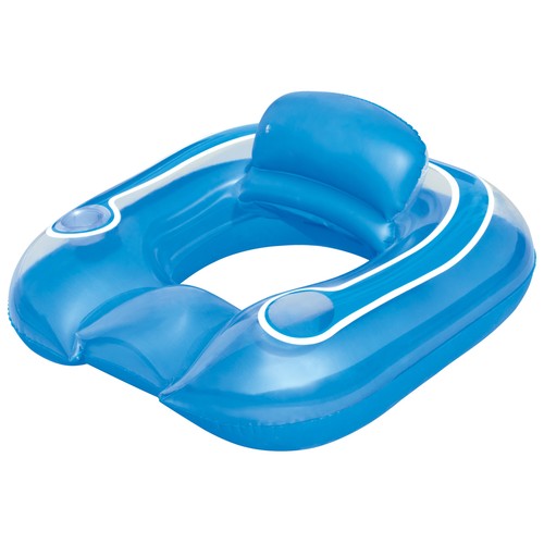 Colchoneta Sillón Hinchable para piscina con respaldo. BESTWAY.