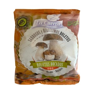 LA CUERVA Boletus congelados, 100% naturales y sin conservantes ni colorantes LA CUERVA 300 g. (P.N.)