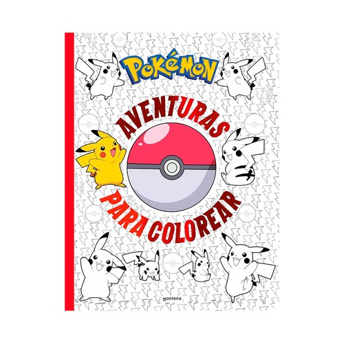 Pokemon. Aventuras para colorear. MONTENA