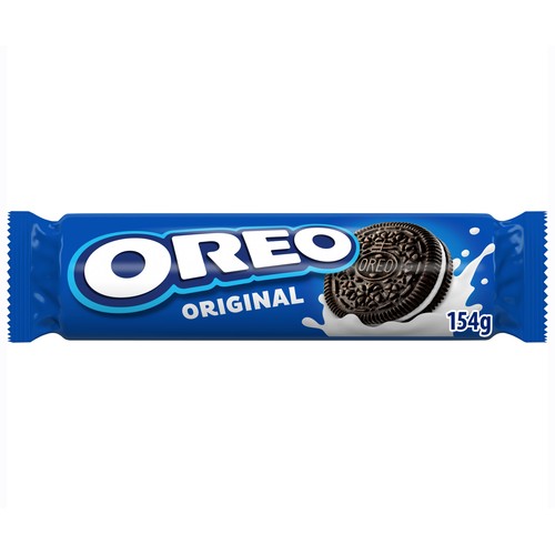 OREO Galletas de cacao rellenas de crema de vainilla 154 g.