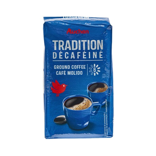 PRODUCTO ALCAMPO Café molido descafeinado natural 250 g.