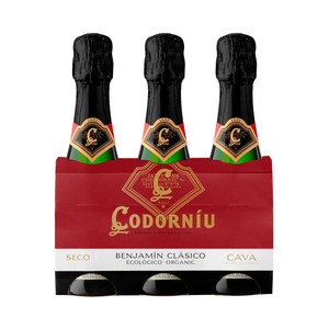 CODORNIU Cava seco ecológico benjamin 3 x 20 cl.