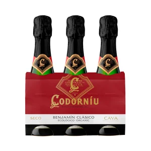 CODORNIU Cava seco ecológico benjamin 3 x 20 cl.